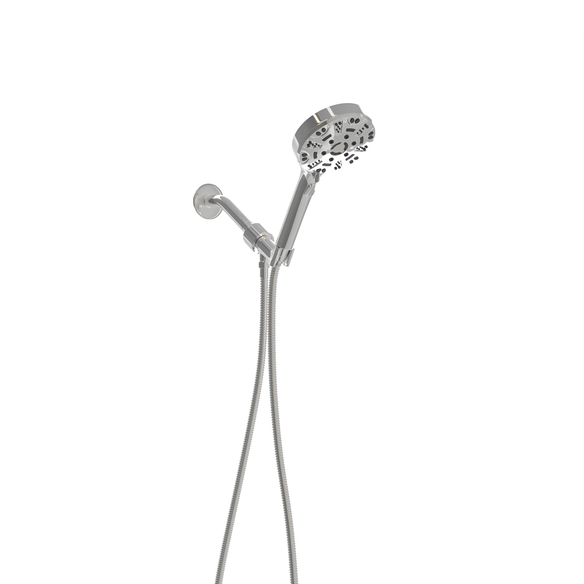 Lostcat Multi Function Adjustable Hand Shower - 8-Function Hand Shower, Chrome