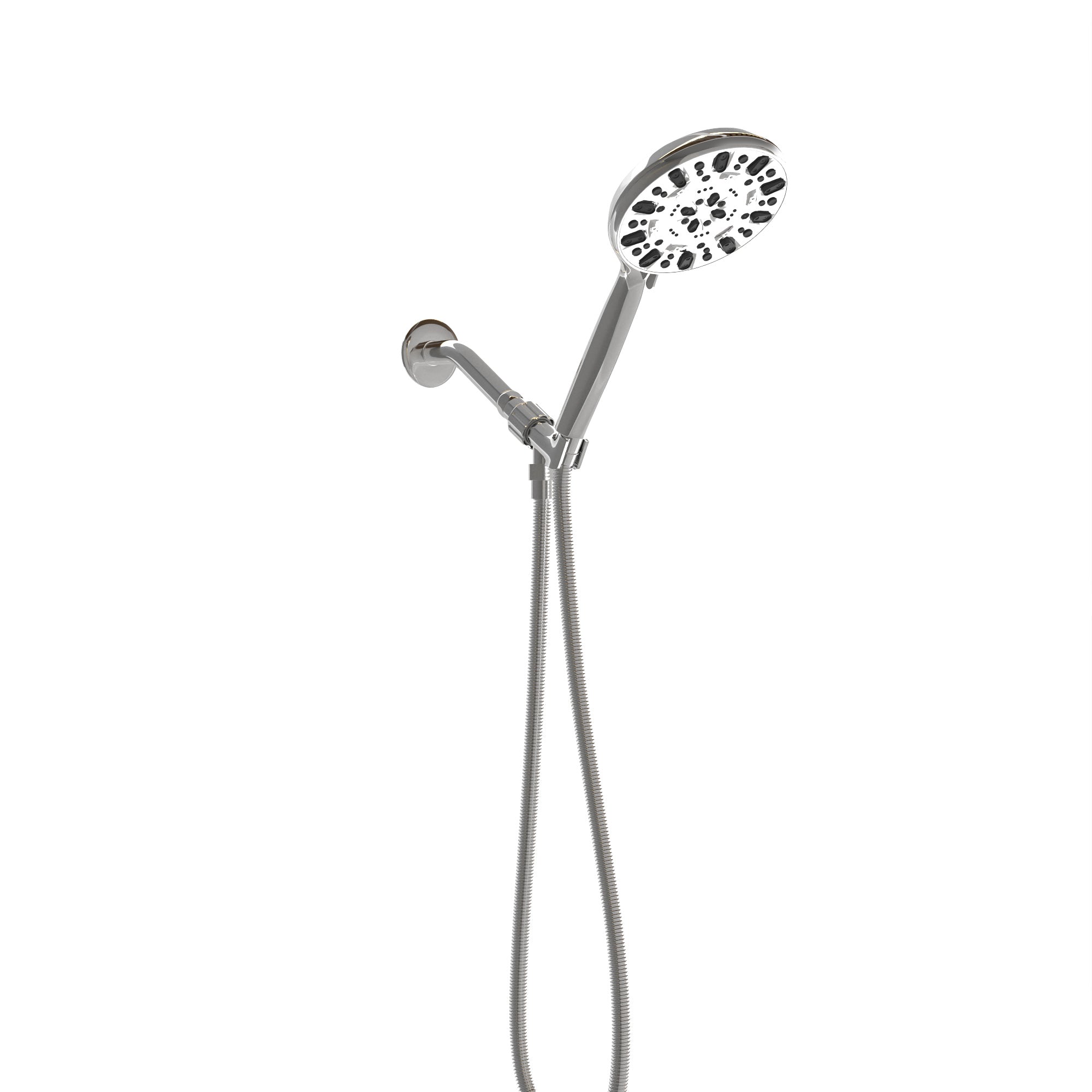 Lostcat Multi Function Adjustable Hand Shower - 7-Function Hand Shower, Chrome