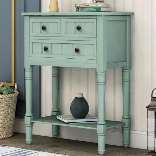 Lostcat Narrow Console Table Sideboard,24inch Entryway Table